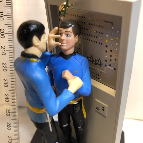 Hallmark Keepsake Ornament Mirror Mirror Star Trek Spock McCoy 2011 w/sound - Picture 7 of 16